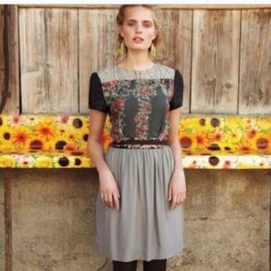 Anthropologie Ailanto dress gray 2 NWT